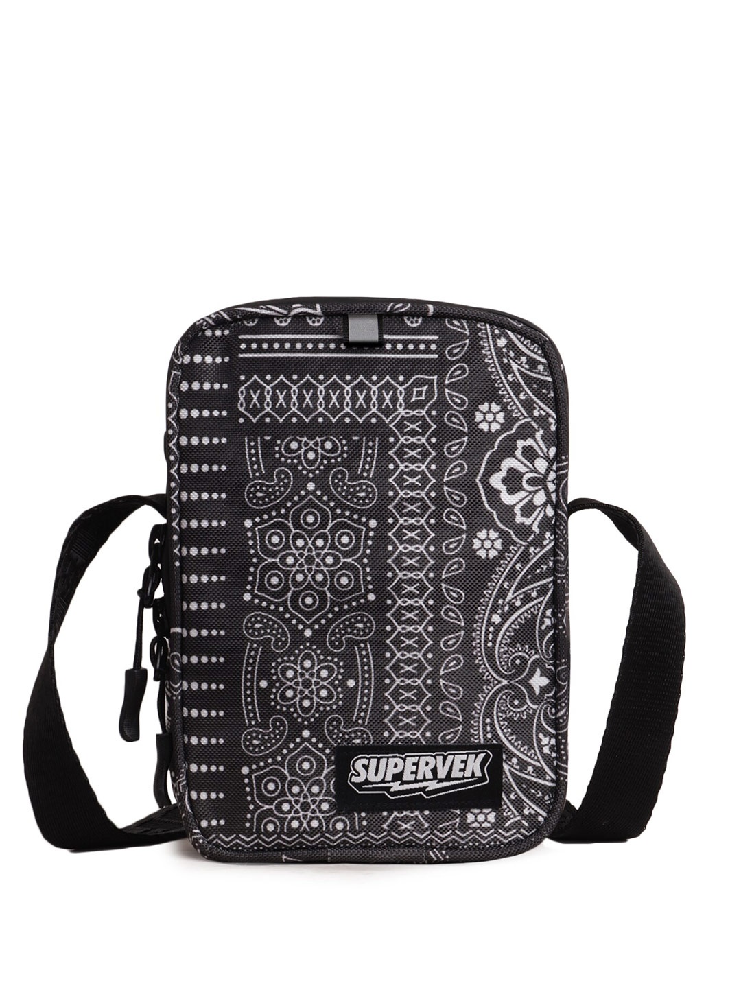 

SUPERVEK Bandana Cross-body Sling bag mini pro, Black