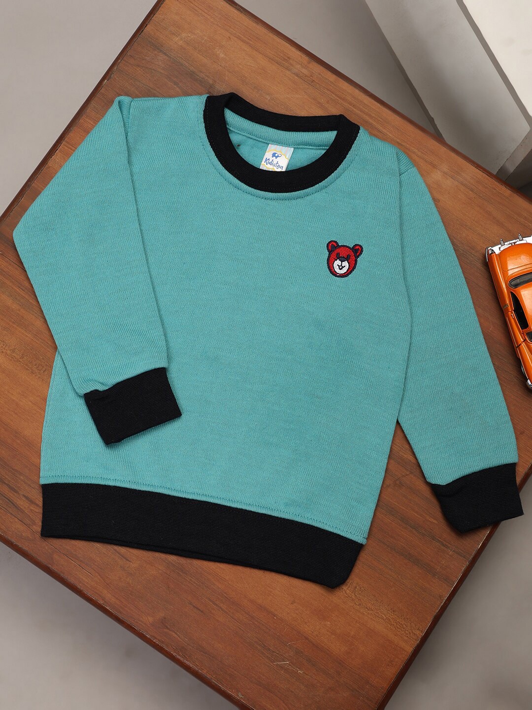 

V-Mart Kids Embroidered Pullover, Blue