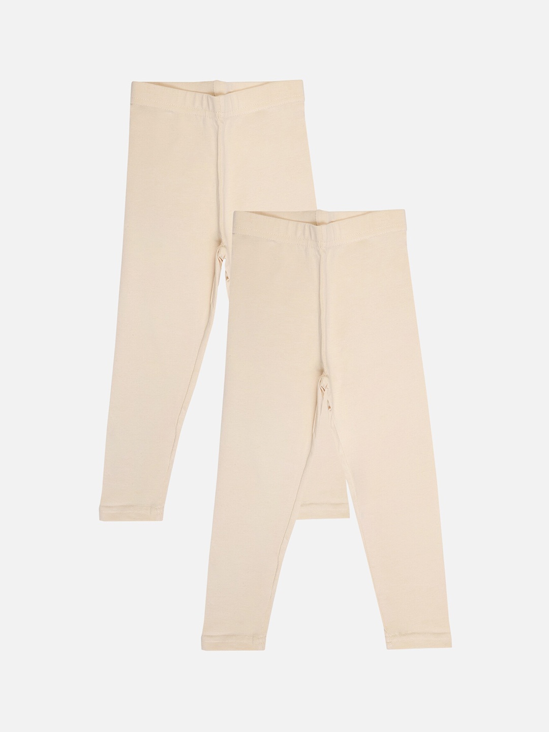 

Bodycare Girls Pack Of 2 Ankle-Length Leggings, Beige