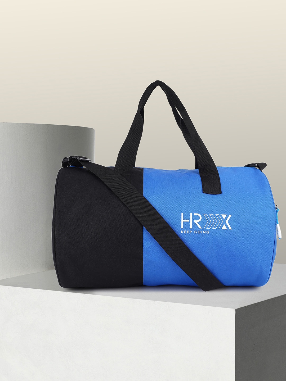 

HRX by Hrithik Roshan Printed Duffel Bag, Blue