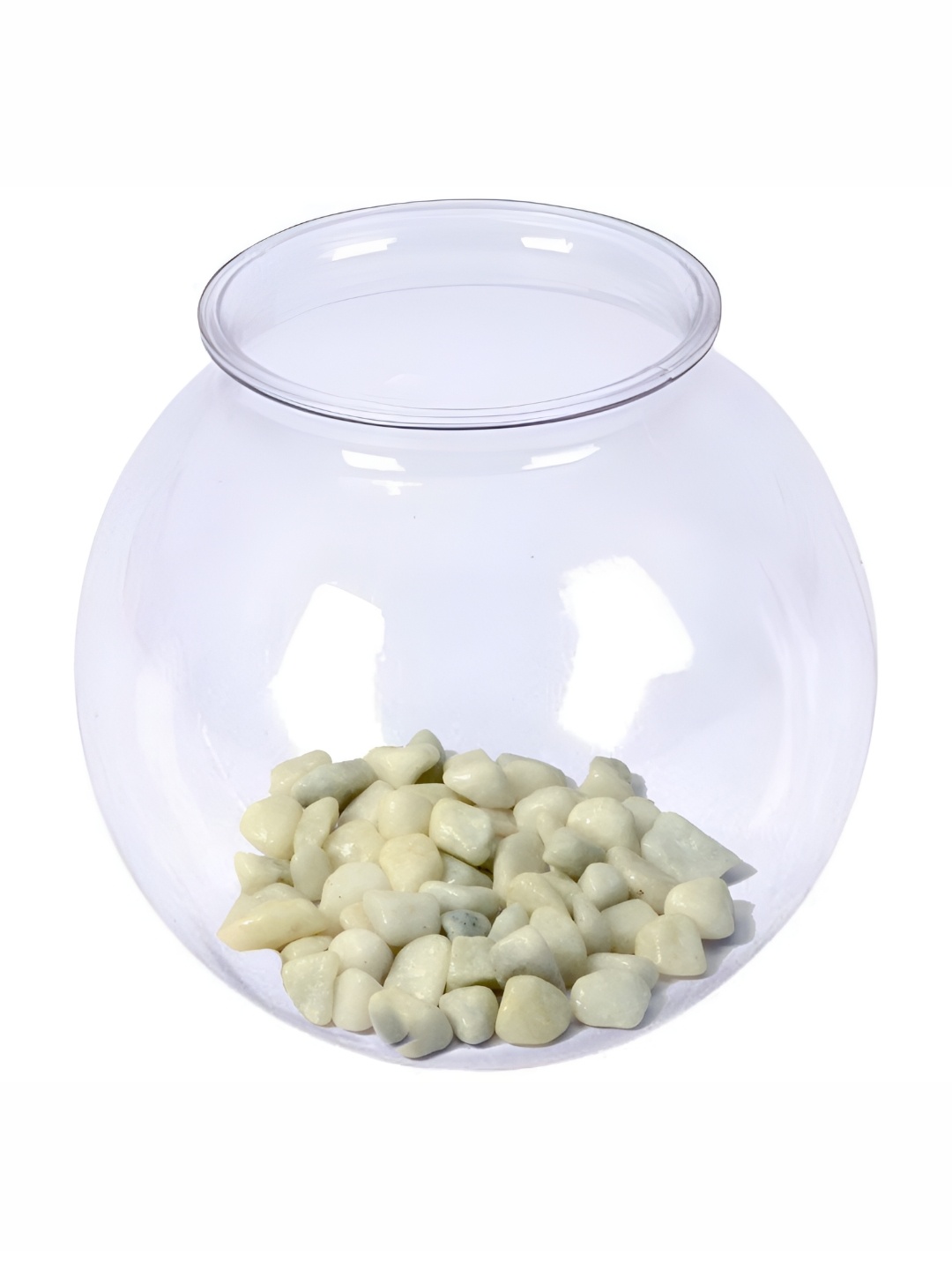 

Afast Transparent Glass Fish Bowls With Stones