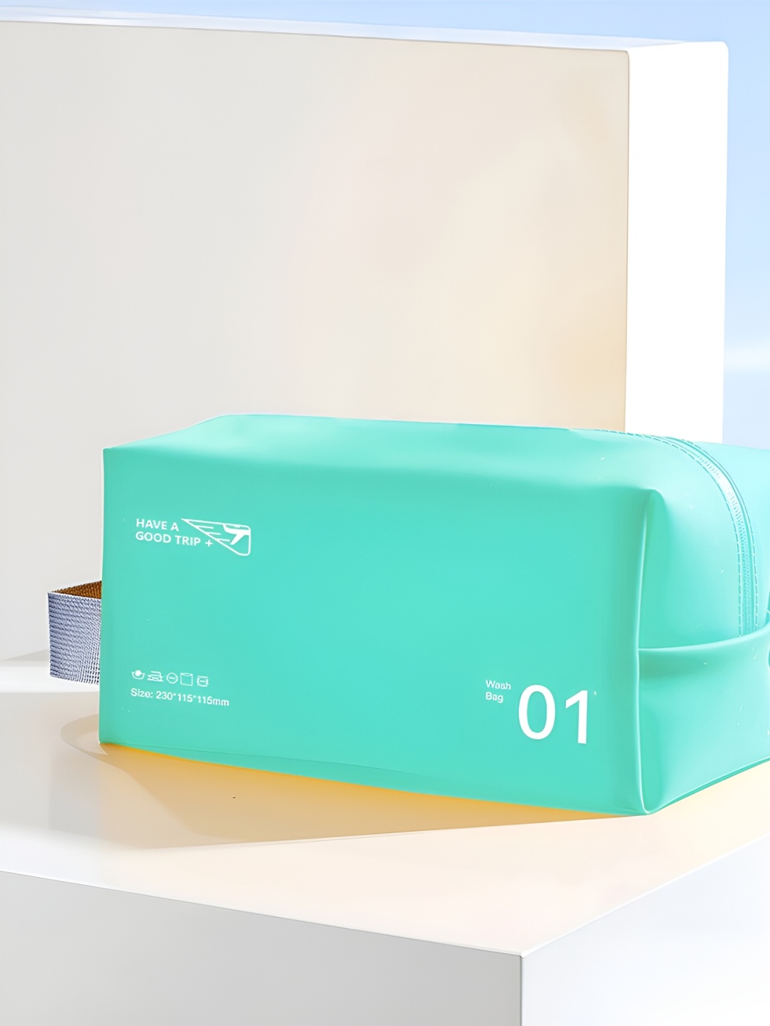 

Cortina Turquoise Blue Water Resistant Makeup Organiser