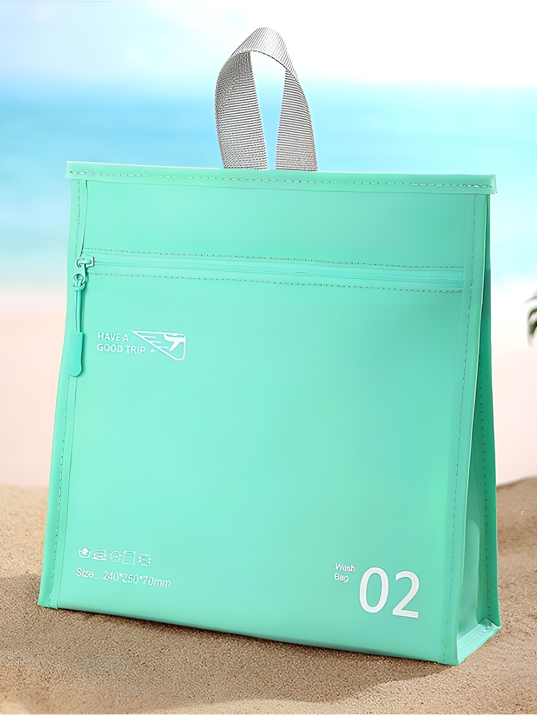 

Cortina Turquoise Blue Water Resistant Makeup Organiser