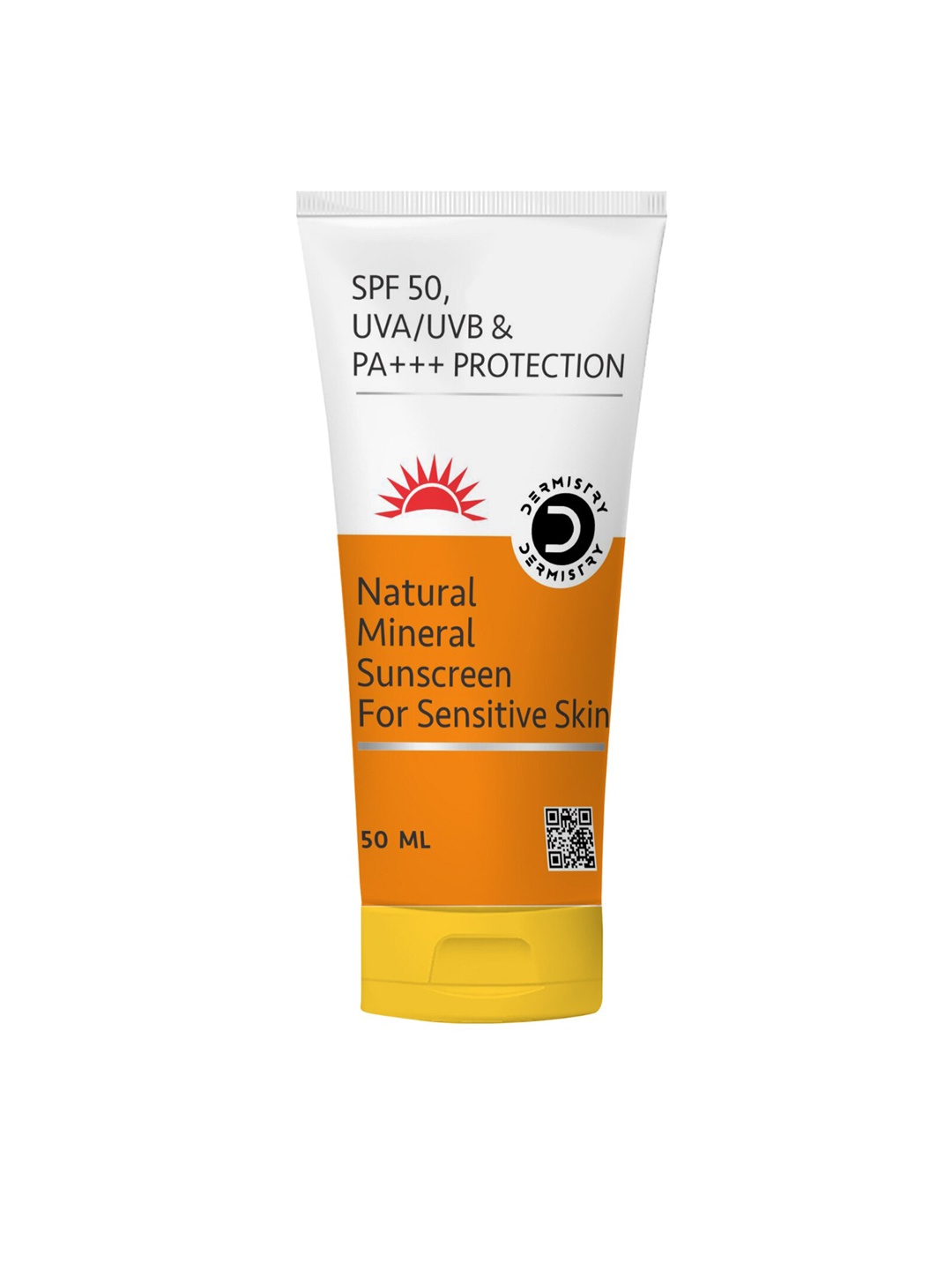 

Vigini Natural Mineral Sunscreen With SPF 50 PA+++ for Sensitive Skin - 50ml, White