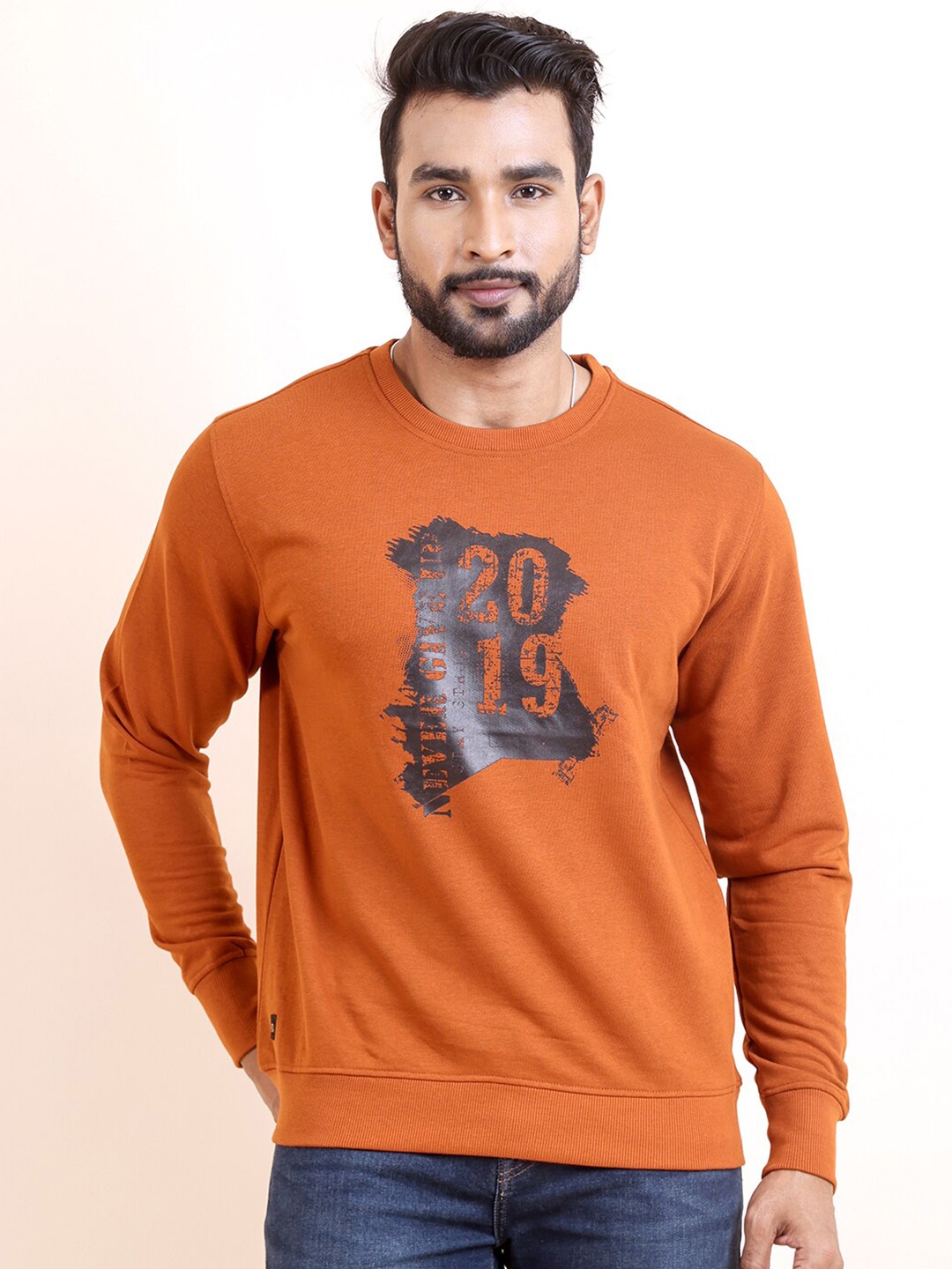 

berry blues Printed Cotton Pullover, Red