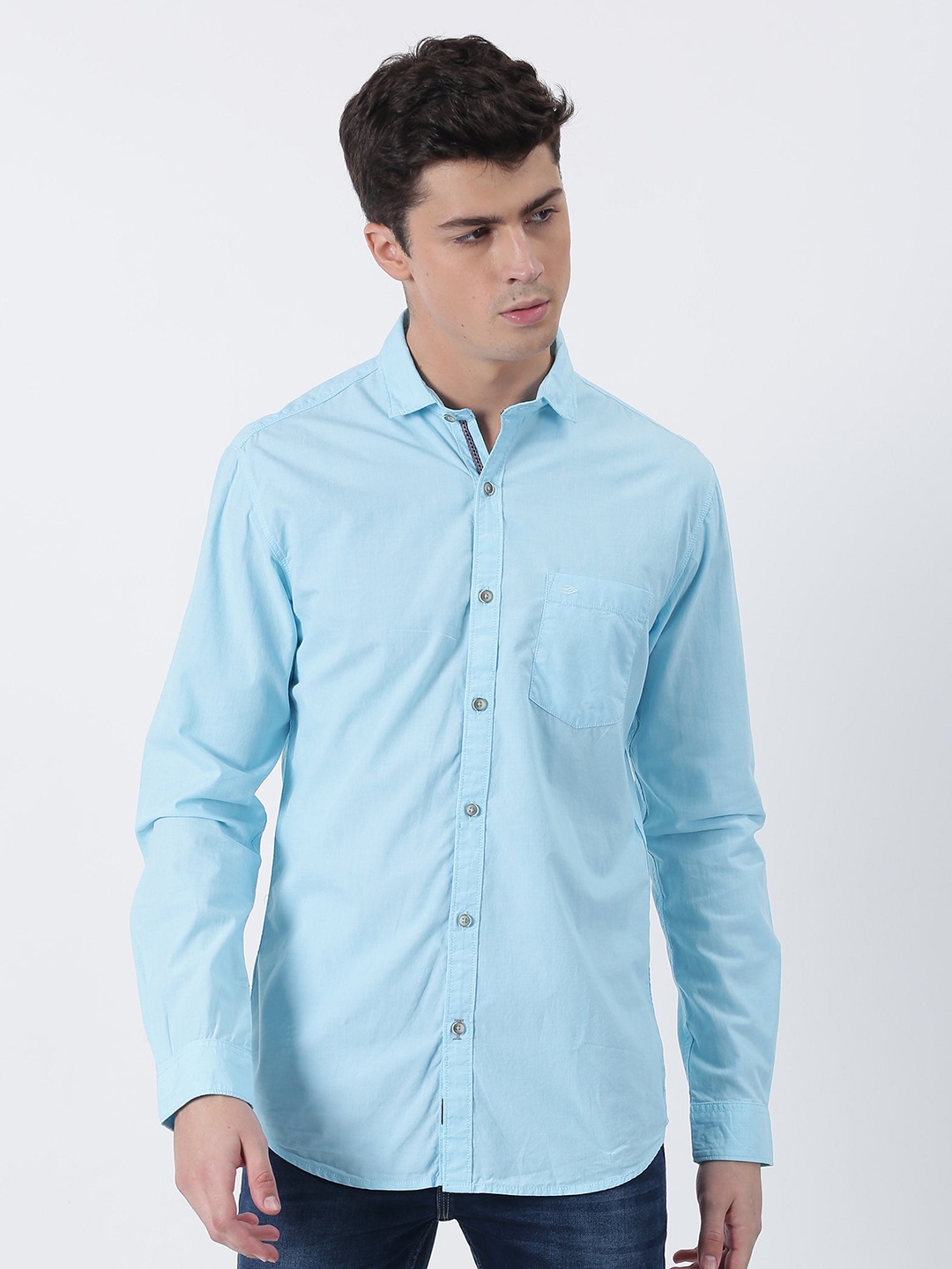 

Red Flame Men Opaque Casual Shirt, Blue