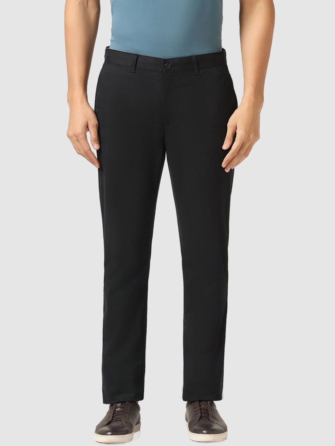 

Blackberrys Men Urban Slim Slim Fit Cotton Trouser, Black