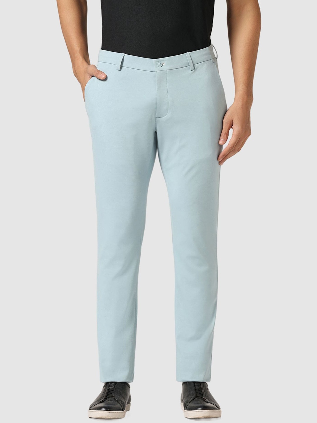 

Blackberrys TechPro Men Ice Blue Casual Trouser