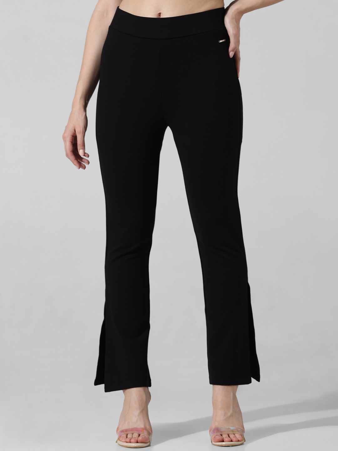 

ONLY Women High Rise Bootcut Trousers, Black
