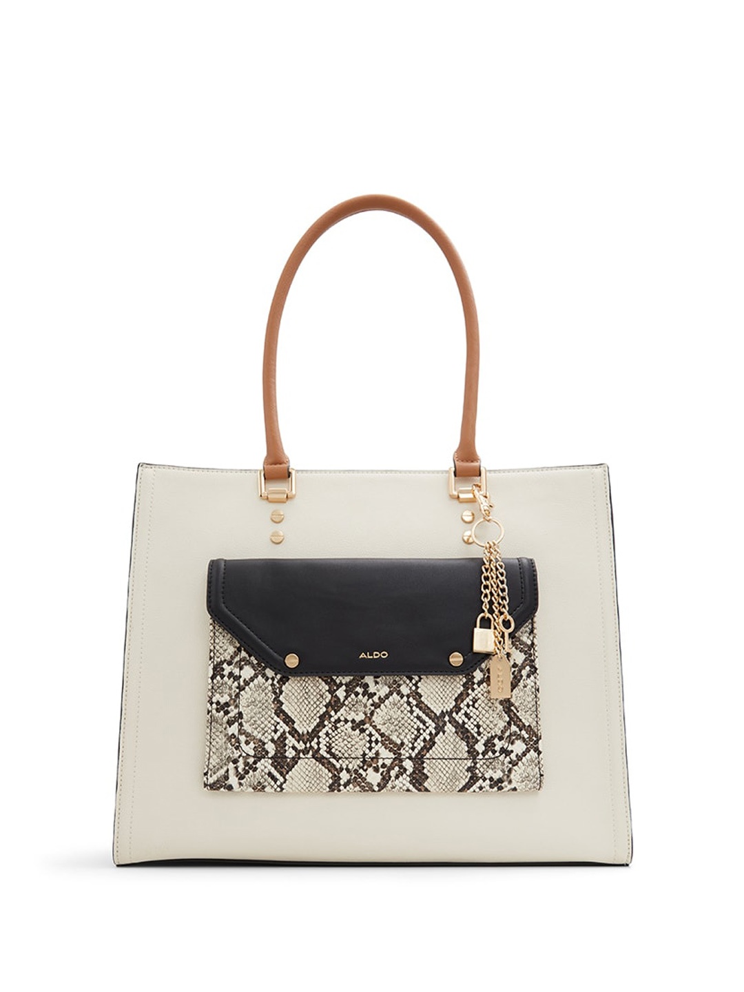 

ALDO Structured Handheld Bag, Off white