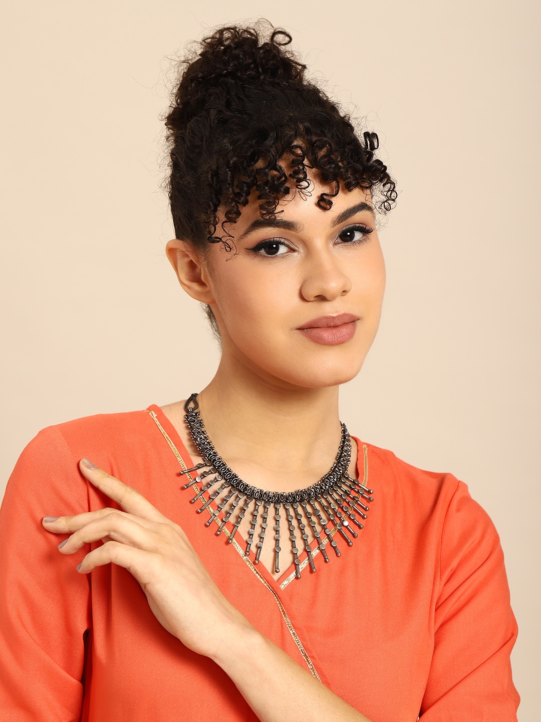

Sangria Silver-Plated Necklace