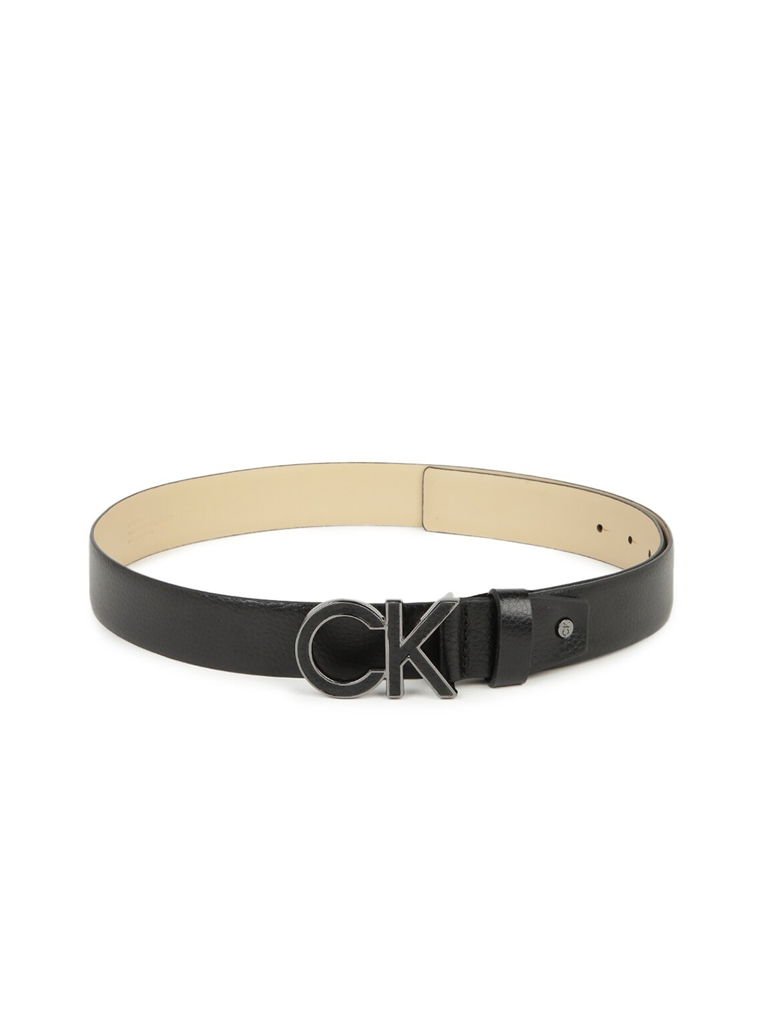 

Calvin Klein Men Pure Leather Slim Belt, Black