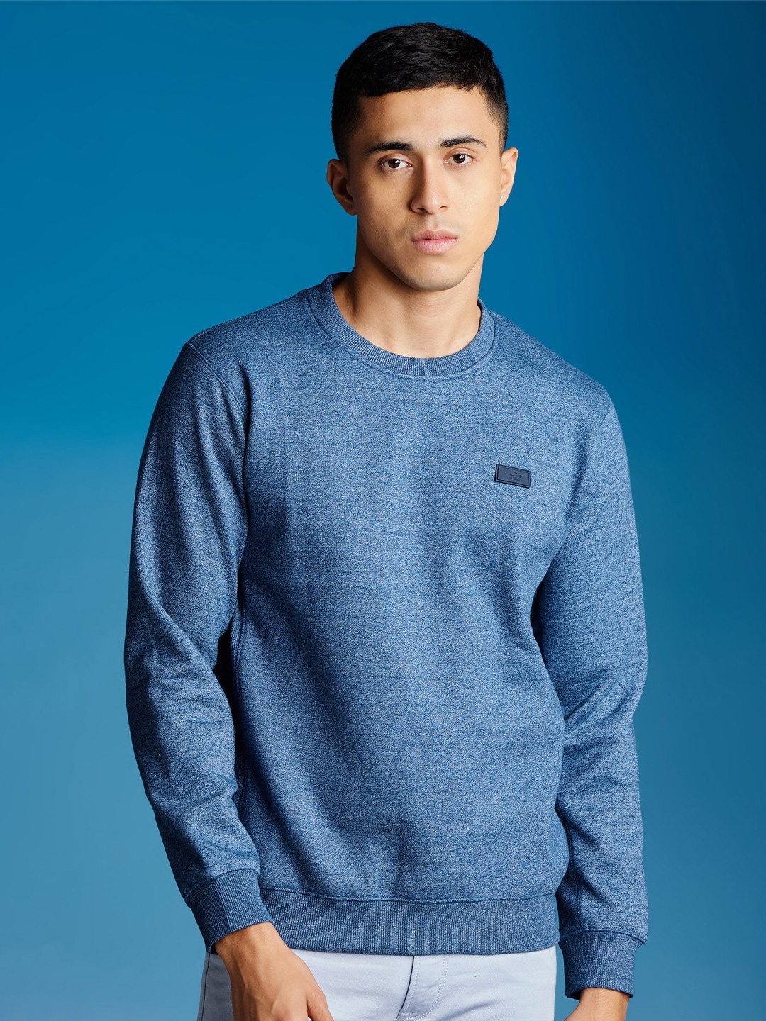 

Red Flame Men Sweatshirt, Navy blue