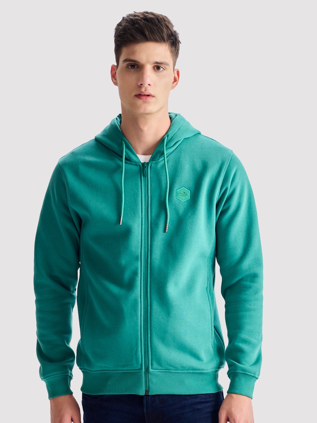 

Red Flame Men Hooded Sweatshirt, Green