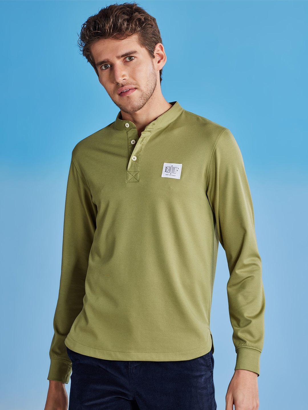 

Red Flame Men Sweatshirt, Green