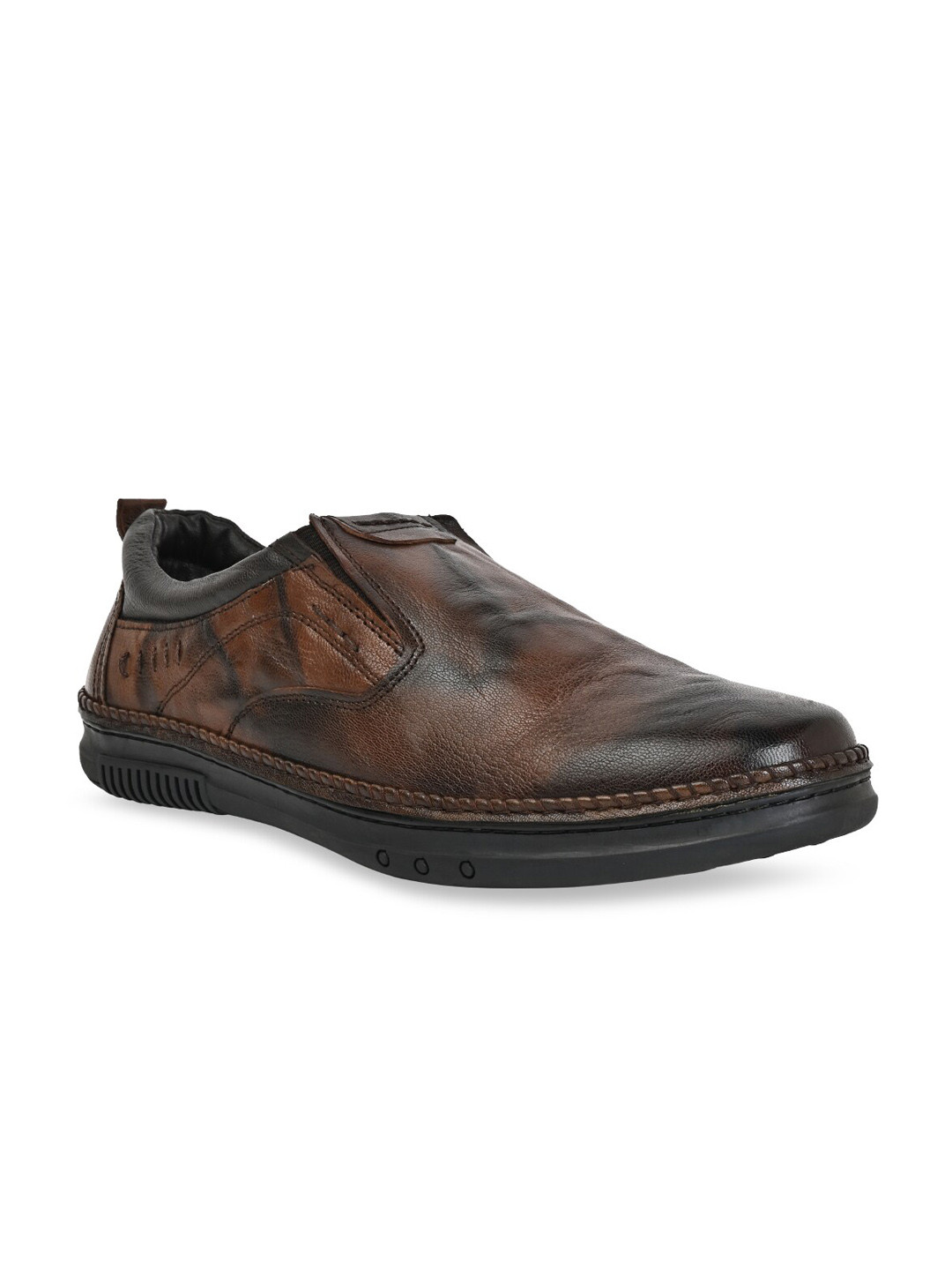 

Regal Men Lightweight Leather Loafers, Tan