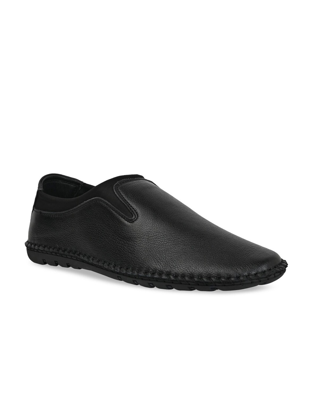 

Regal Men Lightweight Leather Loafers, Black