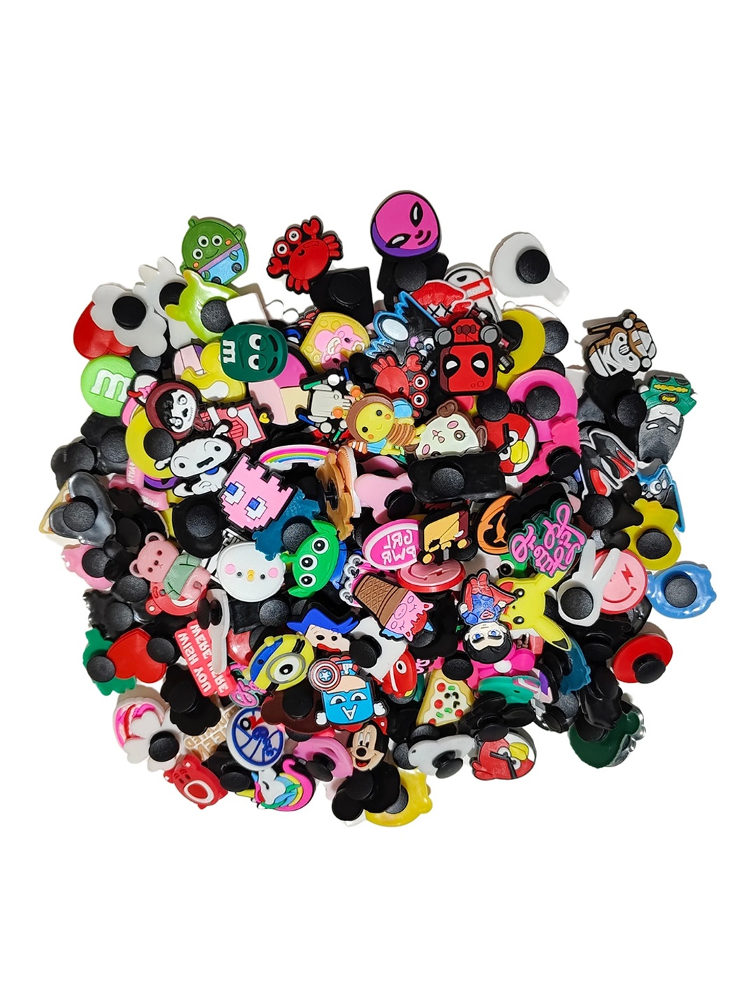

Pinapes Unisex Set OF 20 Quirky Decor Shoe Charms, Assorted