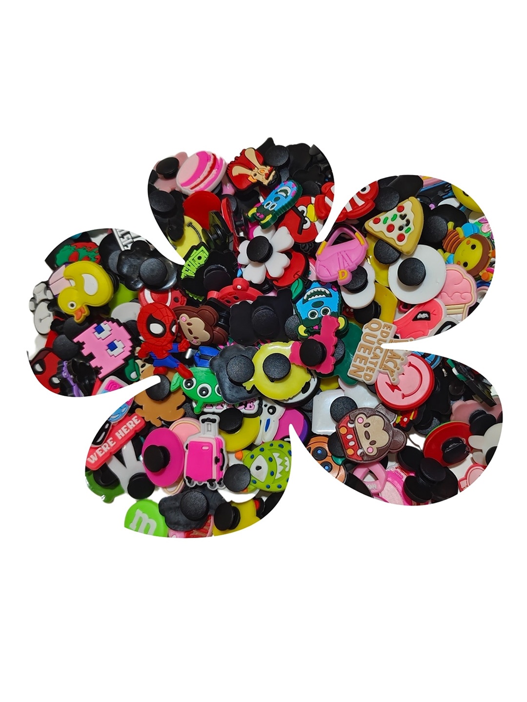 

Pinapes Unisex Set Of 20 Assorted Jibbitz