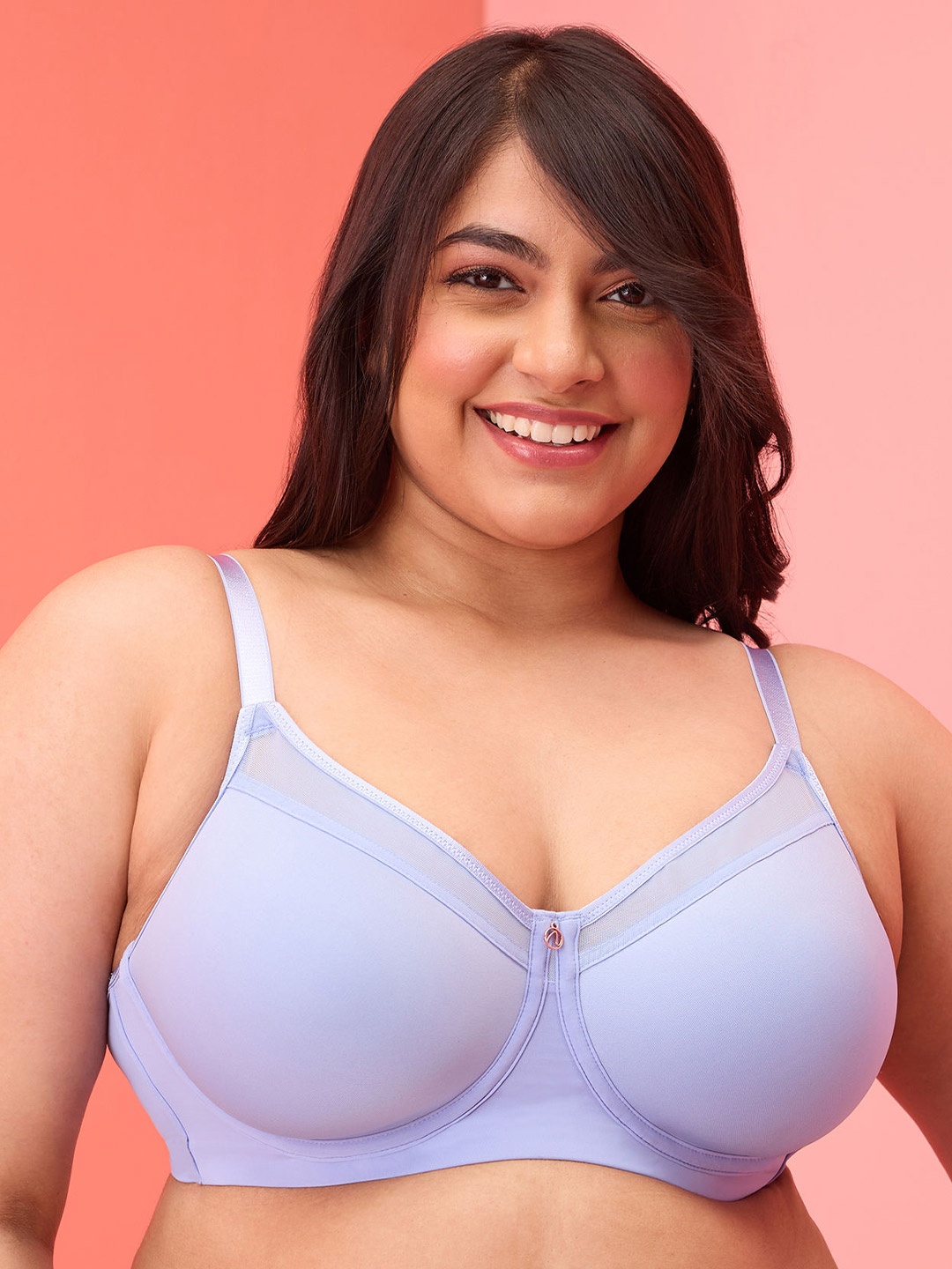 

Nykd Medium Coverage Lightly Padded Everyday Bra With All Day Comfort, Blue