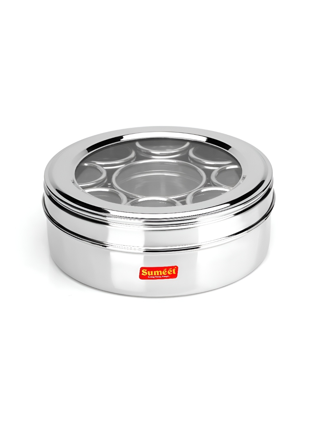 

Sumeet Stainless Steel Dishwasher Safe Spice Box 2.5 L