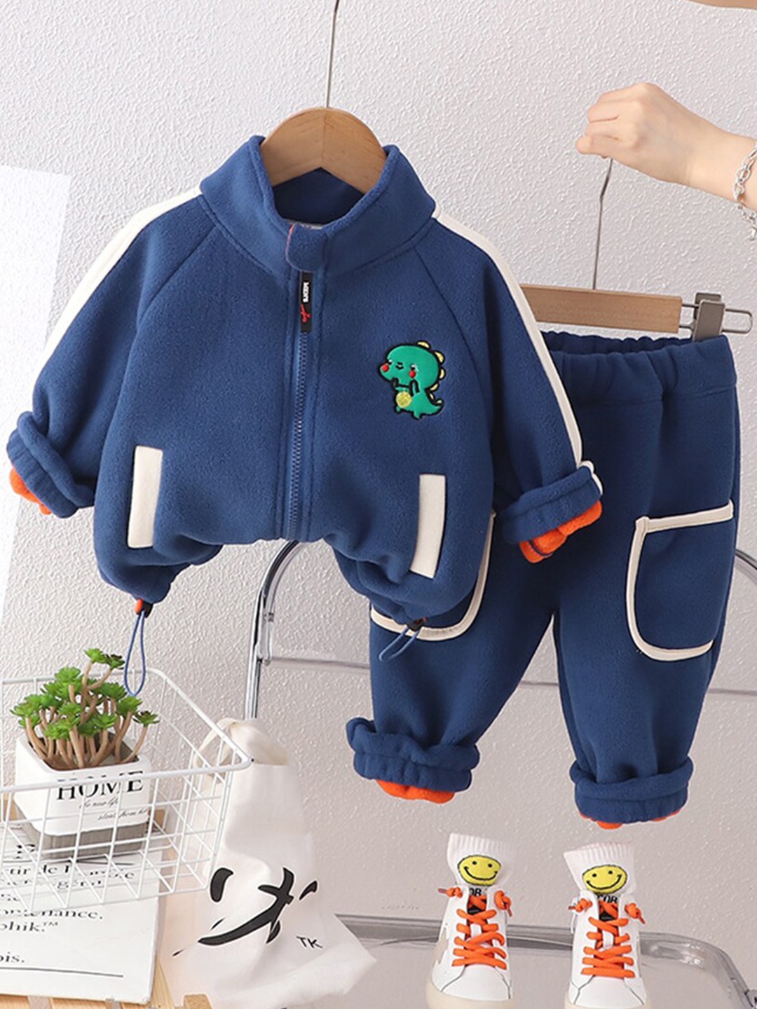 

INCLUD Boys Printed T-shirt With Trousers, Blue