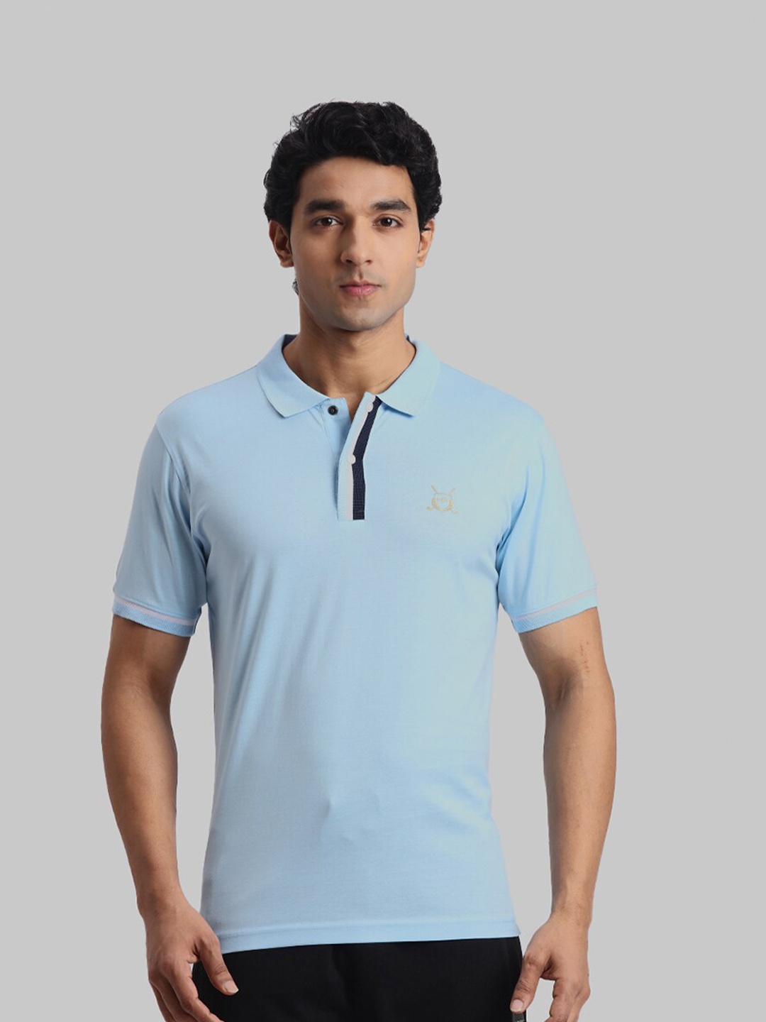 

ColorPlus Short Sleeves Regular Fit Cotton T-shirt, Blue