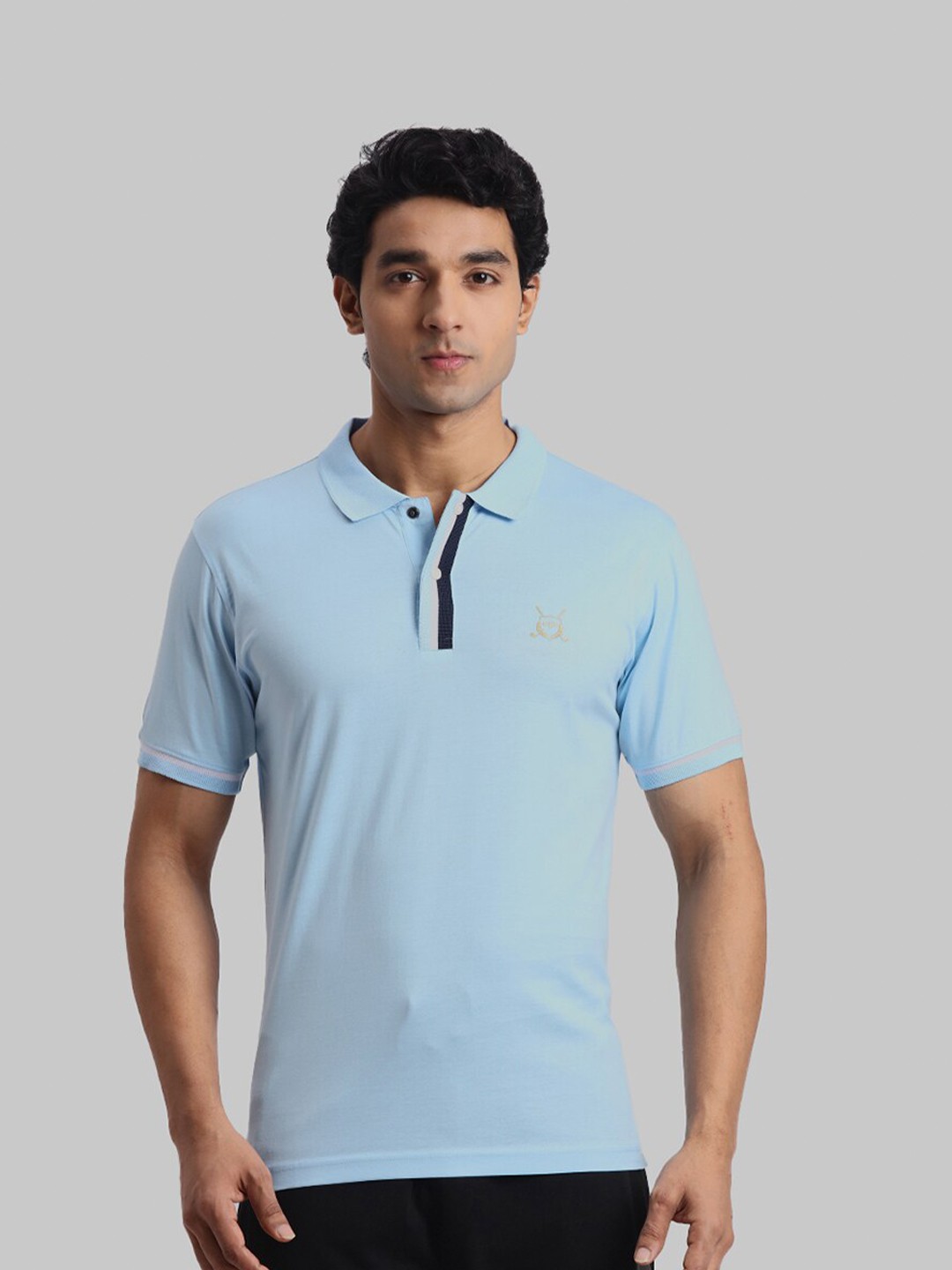 

ColorPlus Short Sleeves Regular Fit Cotton T-shirt, Blue