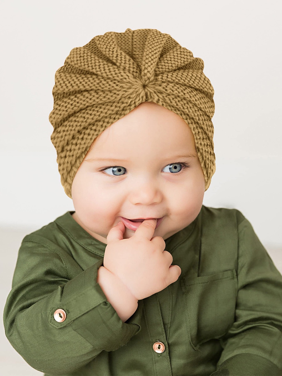 

SYGA Kids Woollen Beanie, Khaki