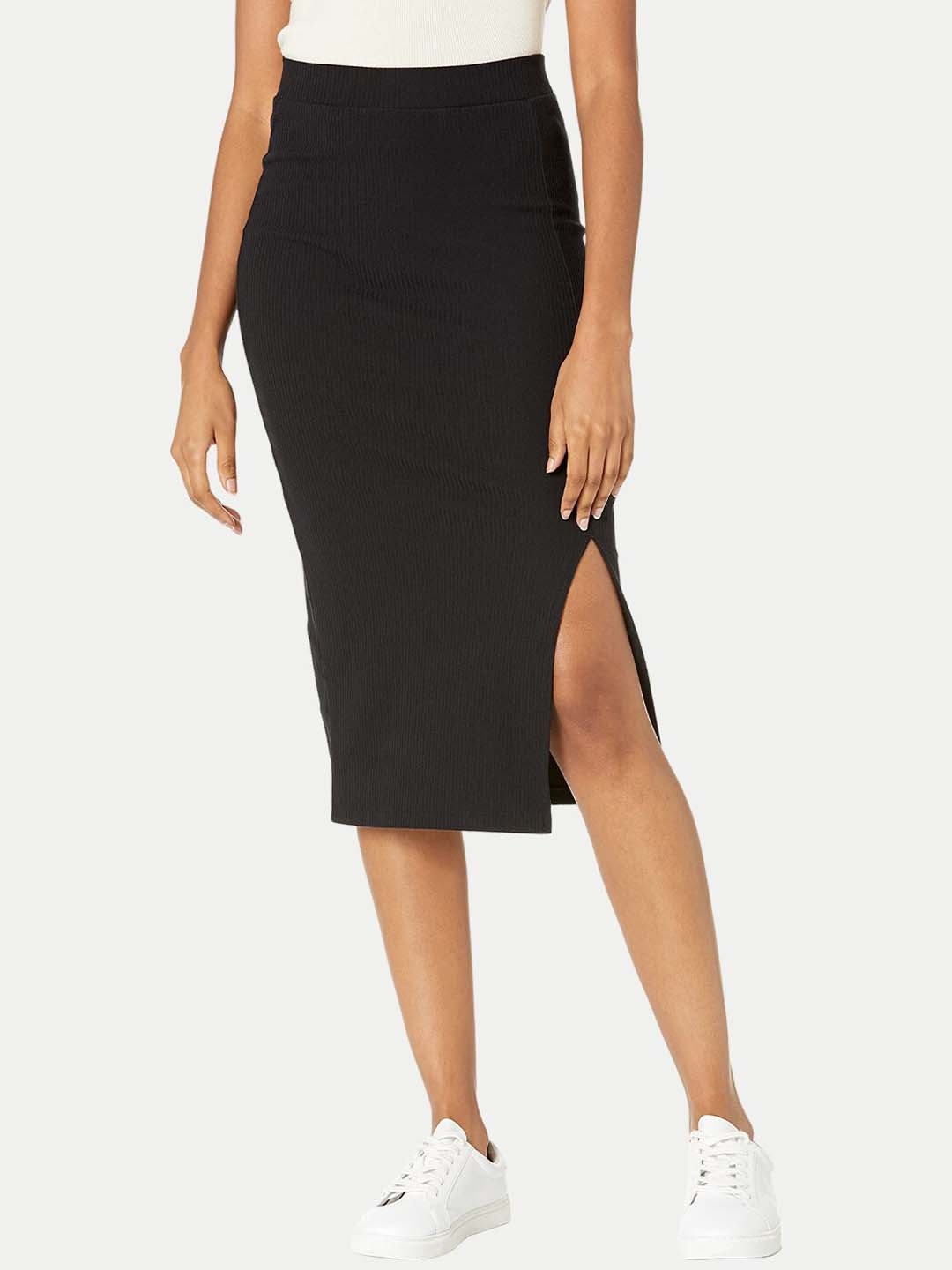 

BAESD Pencil Midi Skirts, Black