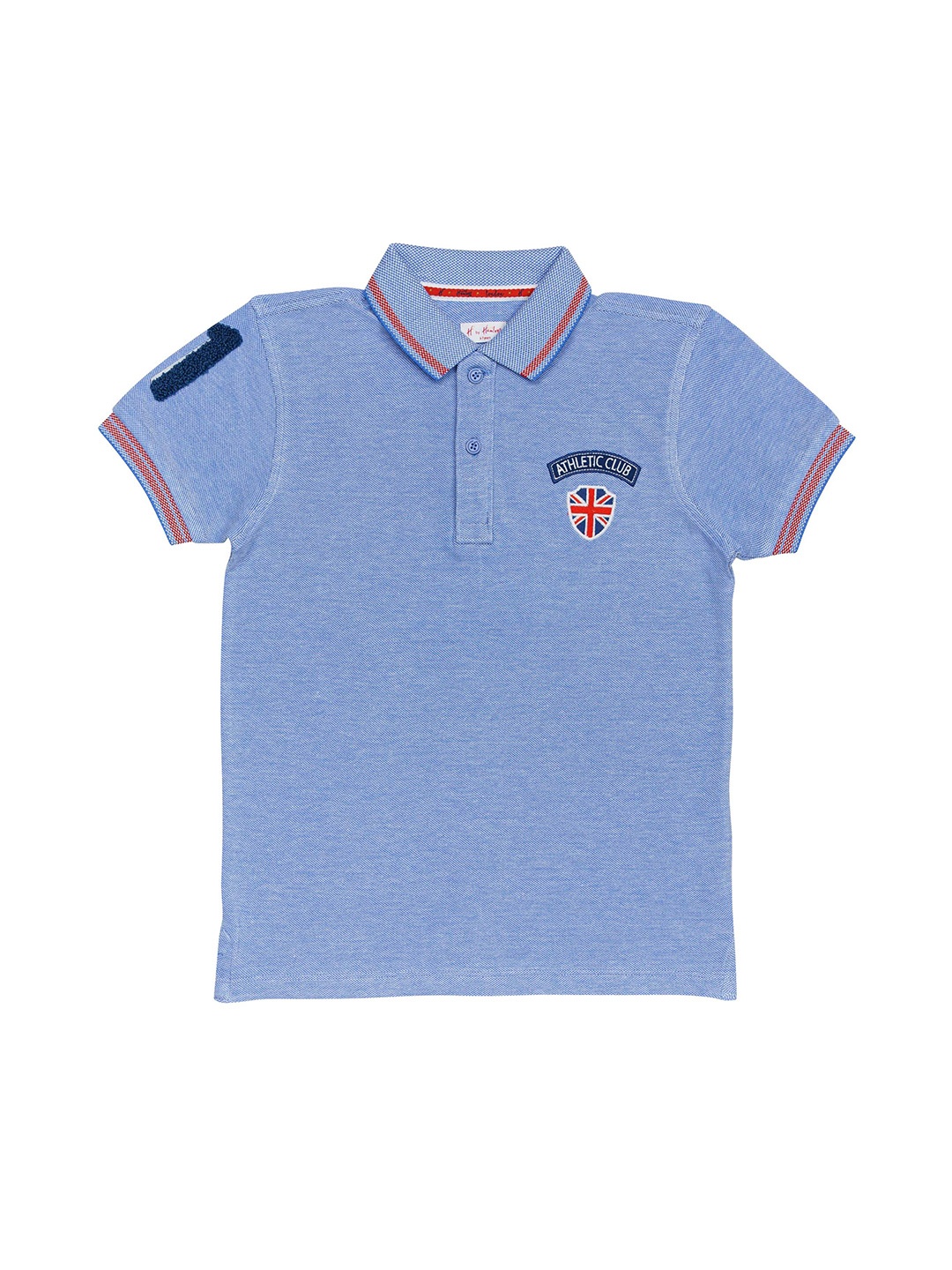 

H By Hamleys Boys Polo Collar Cotton T-shirt, Blue