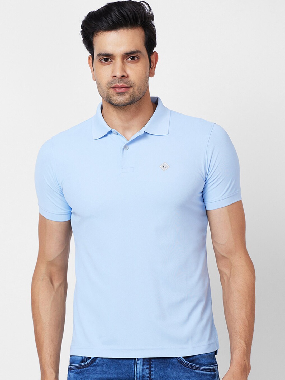 

Parx Short Sleeves Polo Collar T-shirt, Blue