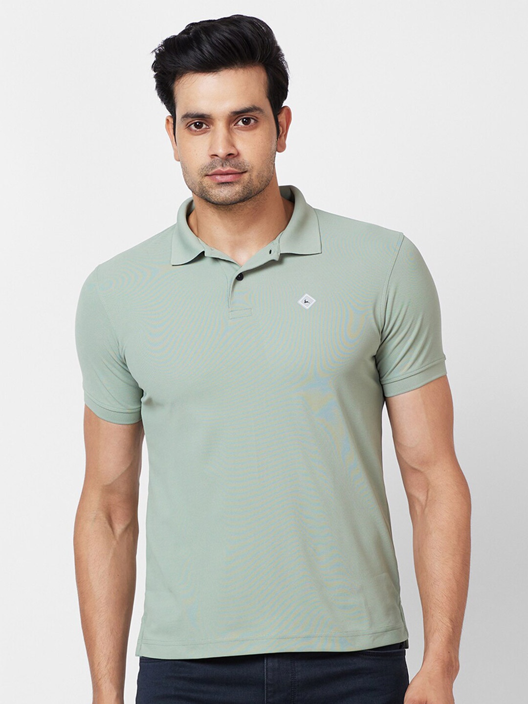 

Parx Polo Collar Short Sleeves T-shirt, Green