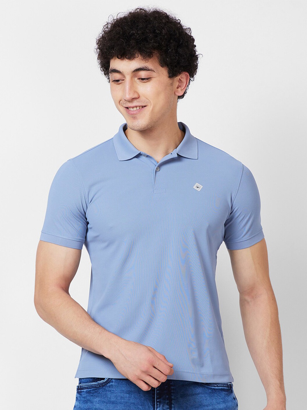 

Parx Polo Collar Short Sleeves T-shirt, Blue