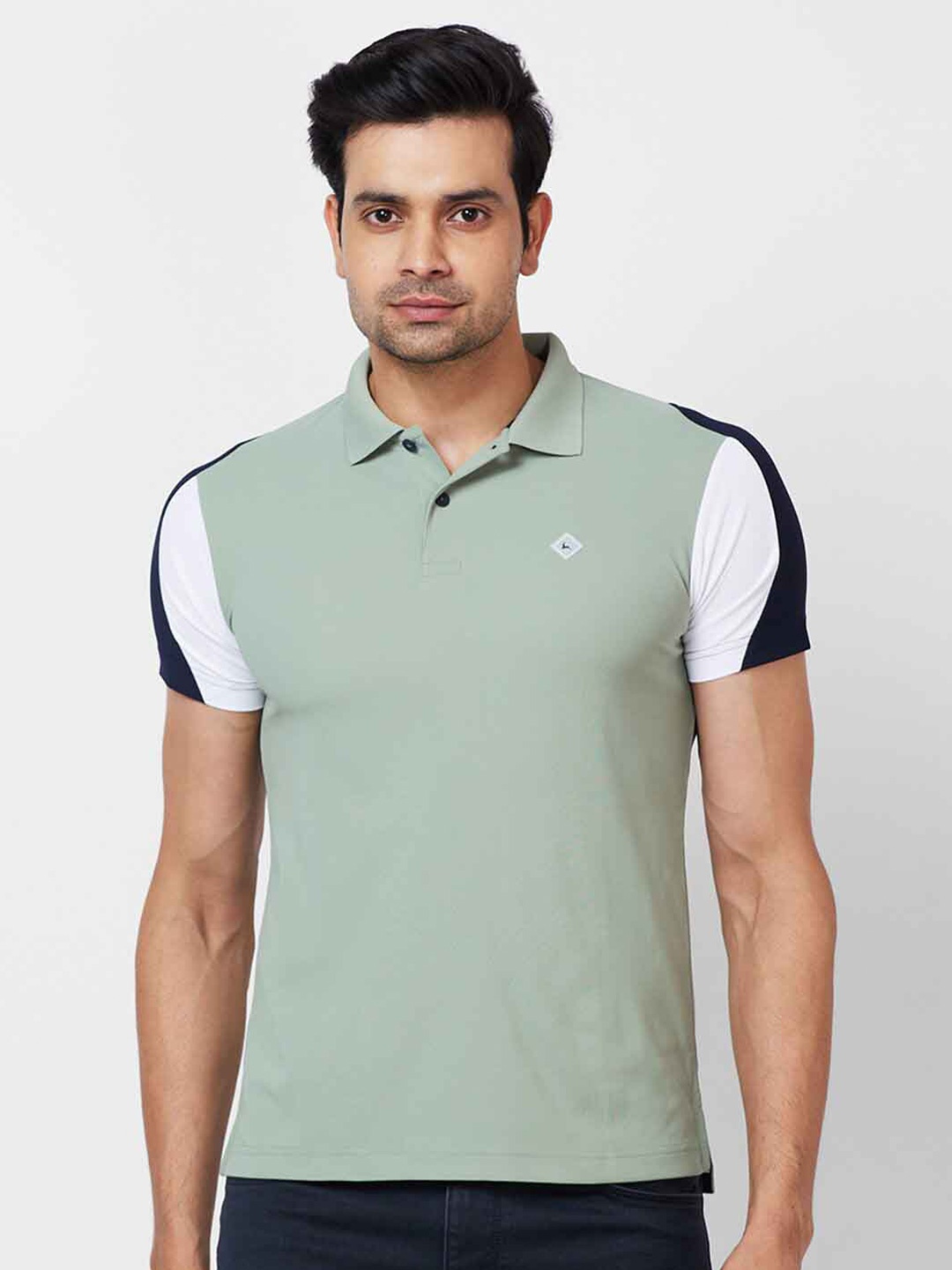 

Parx Polo Collar Short Sleeves T-shirt, Green