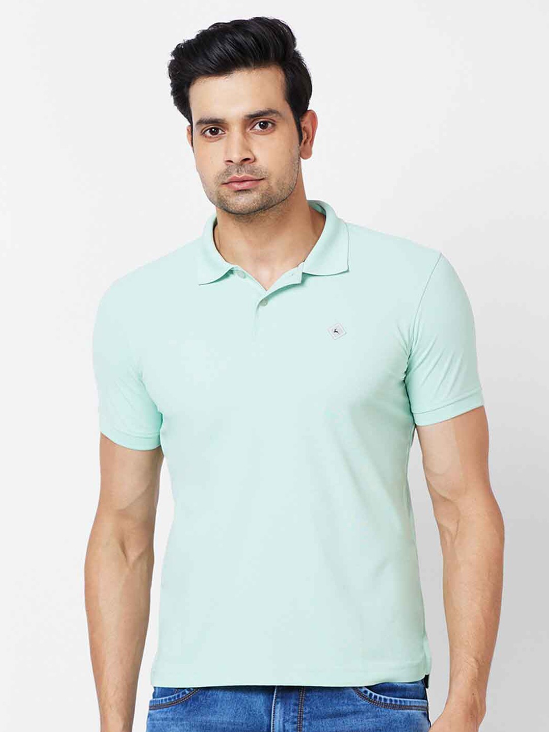 

Parx Polo Collar Short Sleeves T-shirt, Green