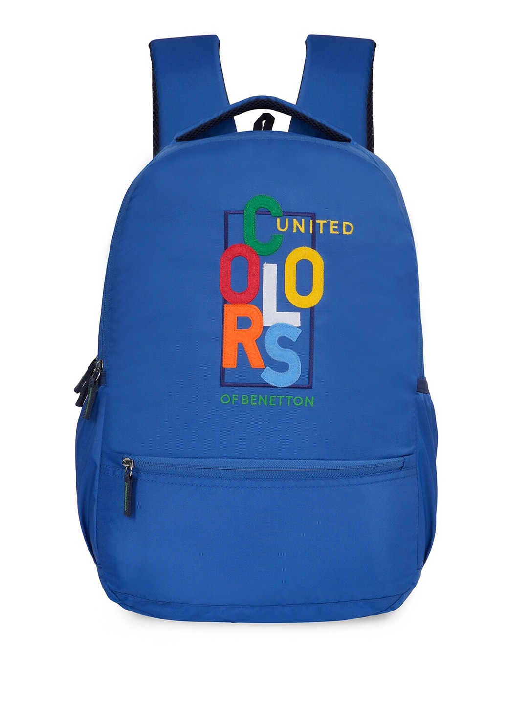 

United Colors of Benetton Kids Typography Printed Backpack-25L, Blue