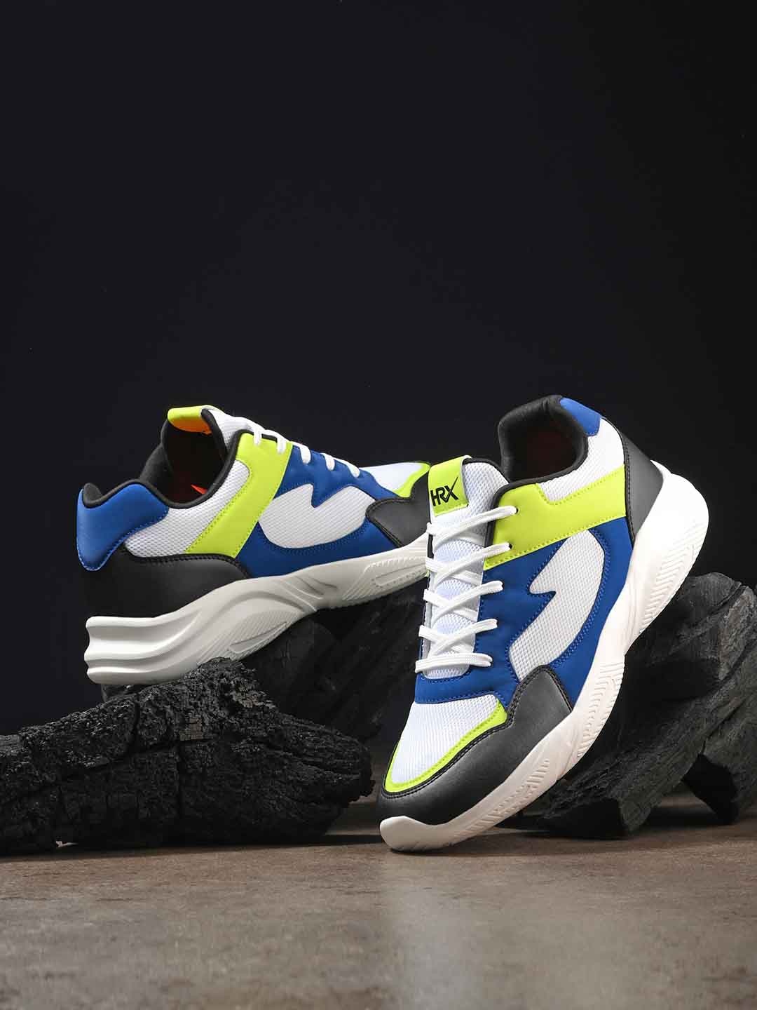 

HRX by Hrithik Roshan Men Mesh Running Shoes, Off white