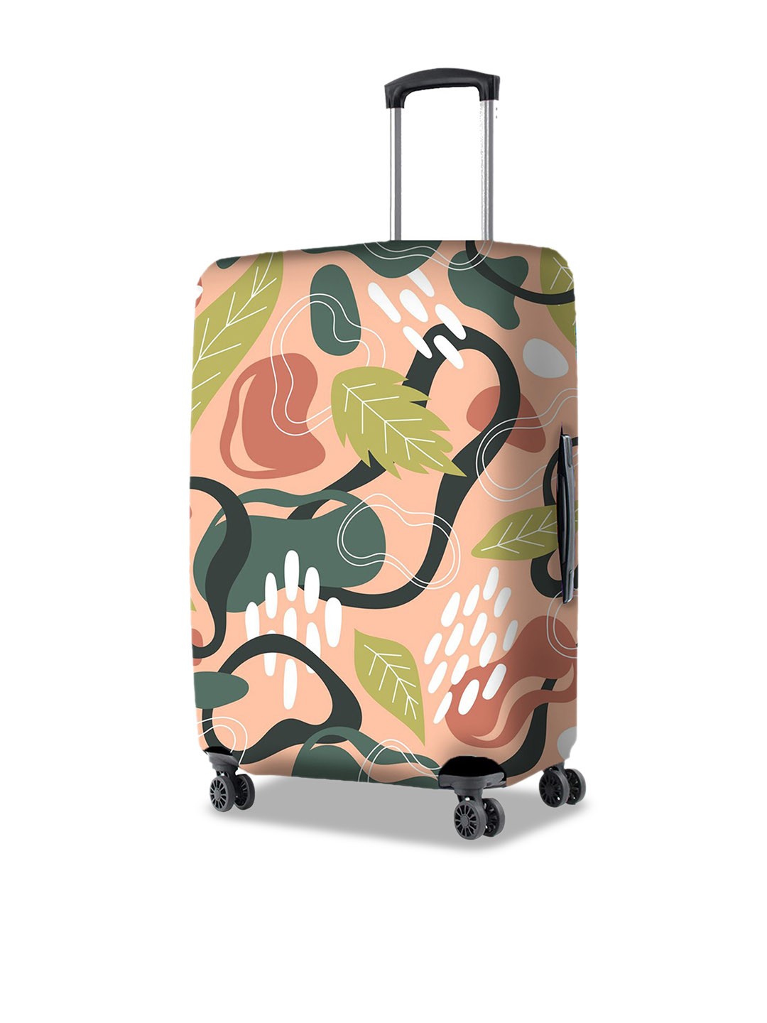 

Nasher Miles Tropical Printed Bag Cover Travel Accessory, Peach