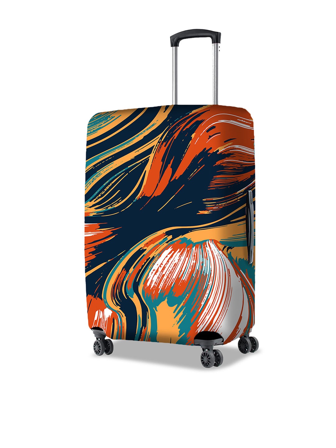 

Nasher Miles Graphic Prints Bag Cover Travel Accessory, Navy blue
