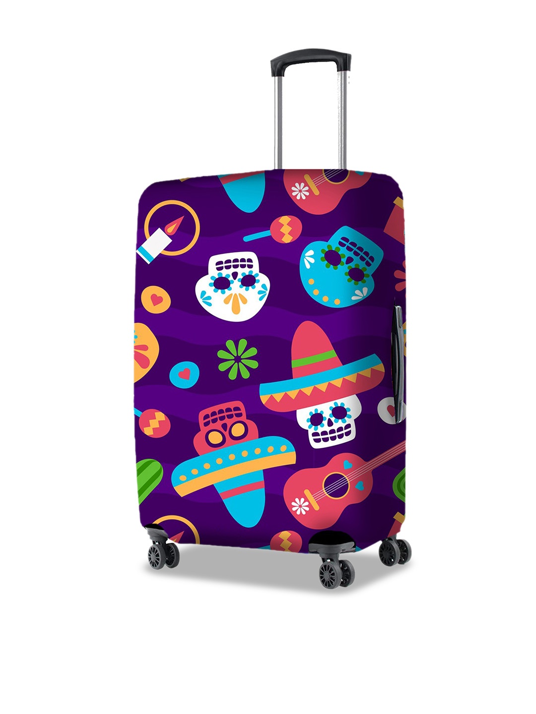 

Nasher Miles Conversational Printed Bag Cover, Violet