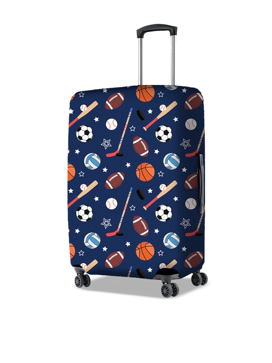 

Nasher Miles Conversational Printed Bag Cover, Navy blue