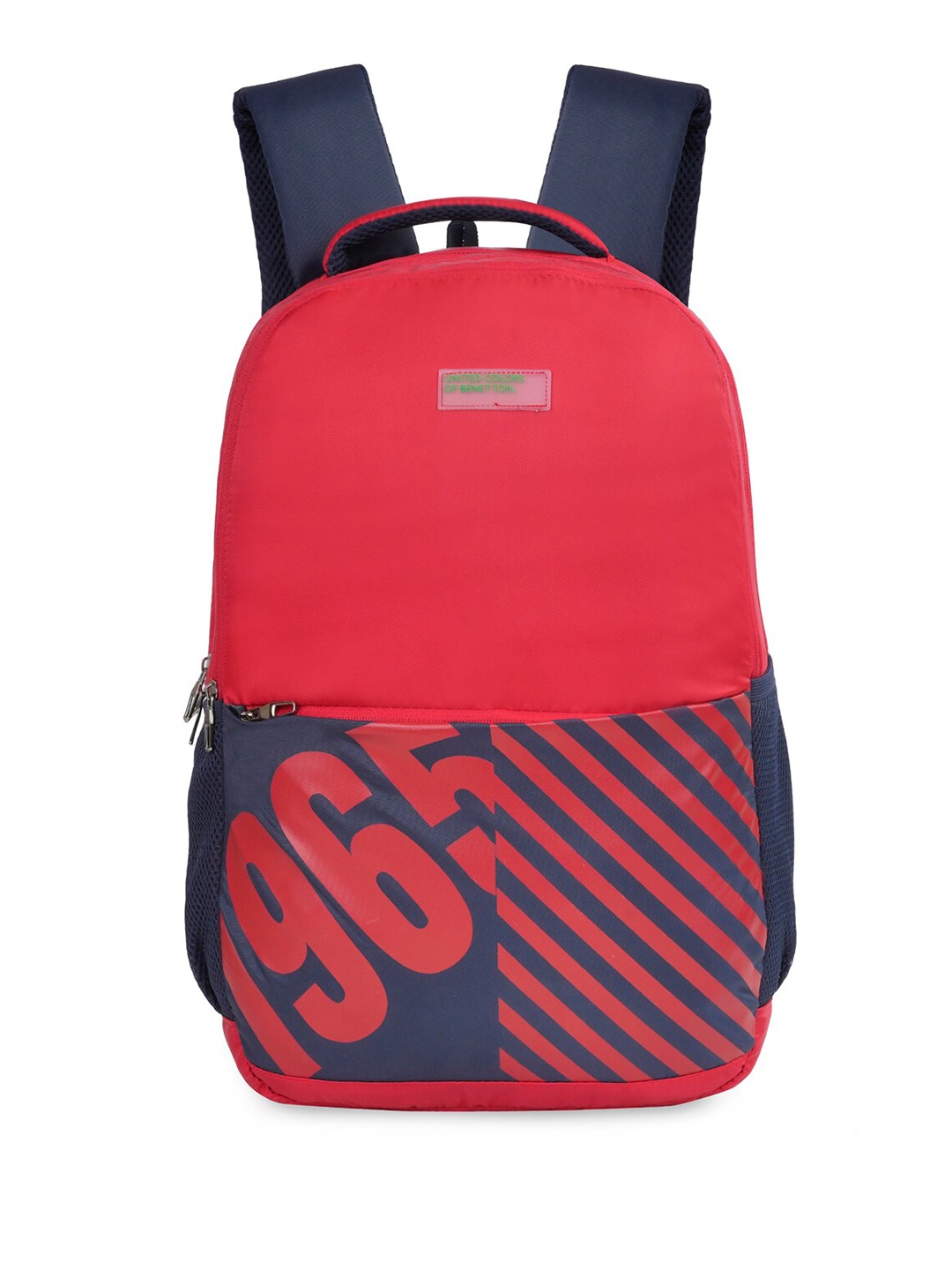 

United Colors of Benetton Unisex Graphic Backpack, Red