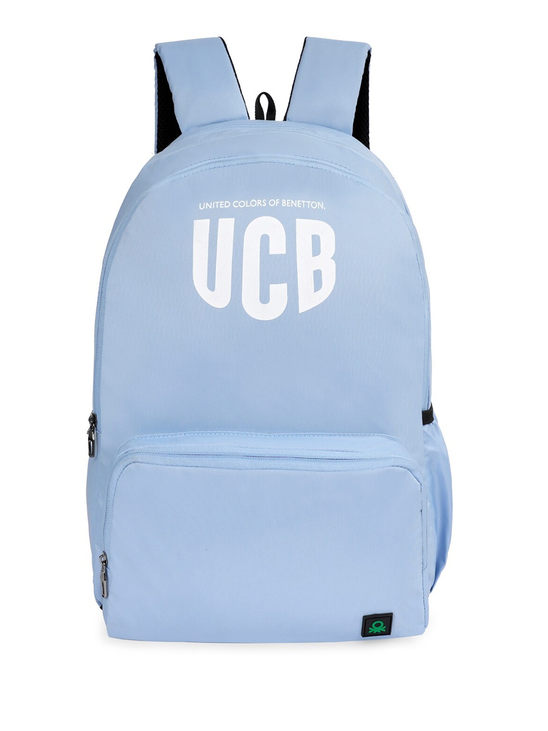 

United Colors of Benetton Unisex Typography Printed Backpack-25L, Blue