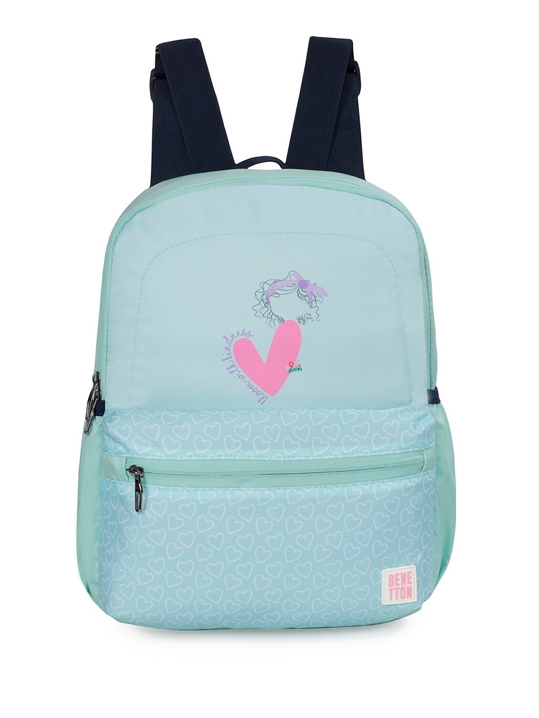 

United Colors of Benetton Delores Unisex Graphic Printed Backpack, Green