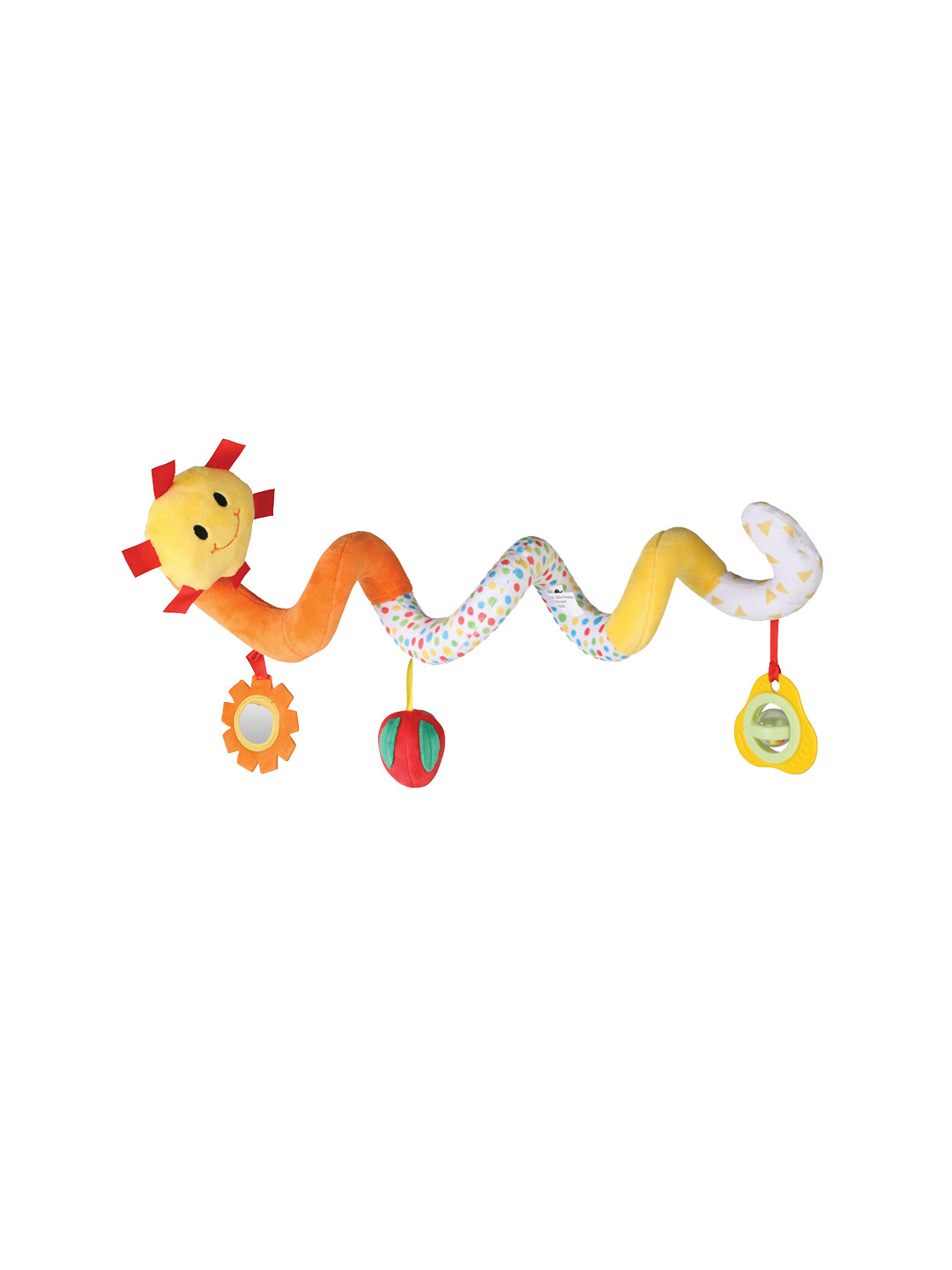 

Nuluv Kids Fruits Spiral Soft Toy, White