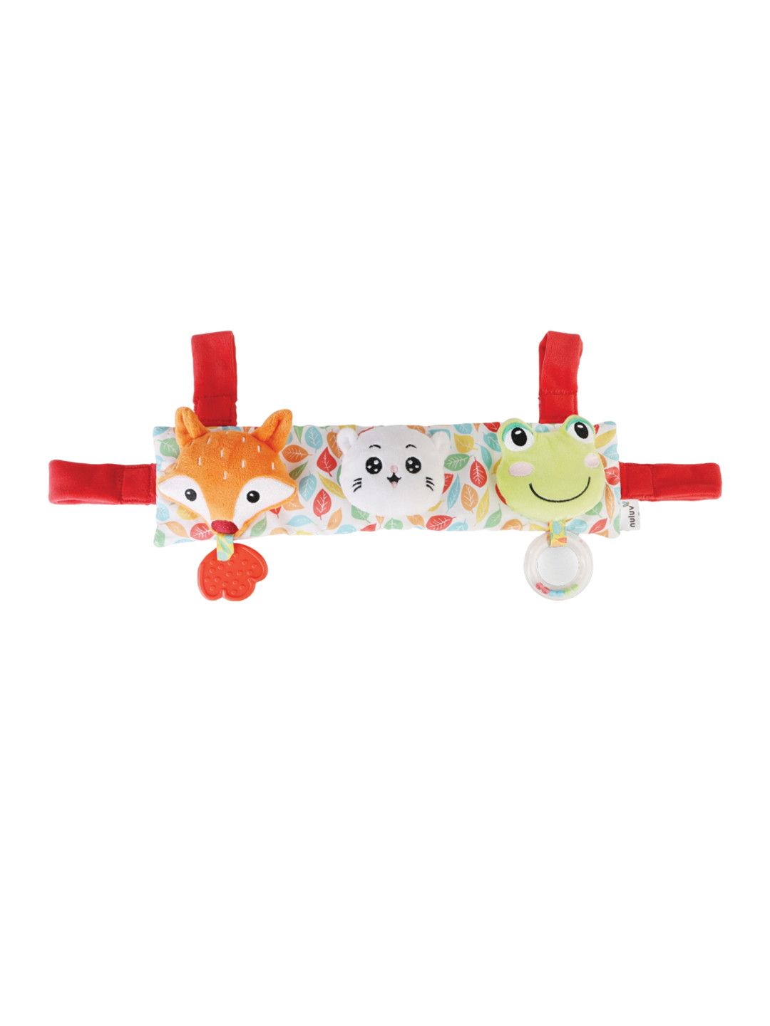 

Nuluv Kids Printed Stroller Cot Non-Allergic Soft Toy, Orange