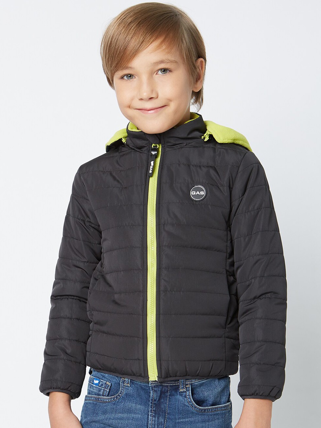 

GAS Boys Reversible Padded Jacket, Black