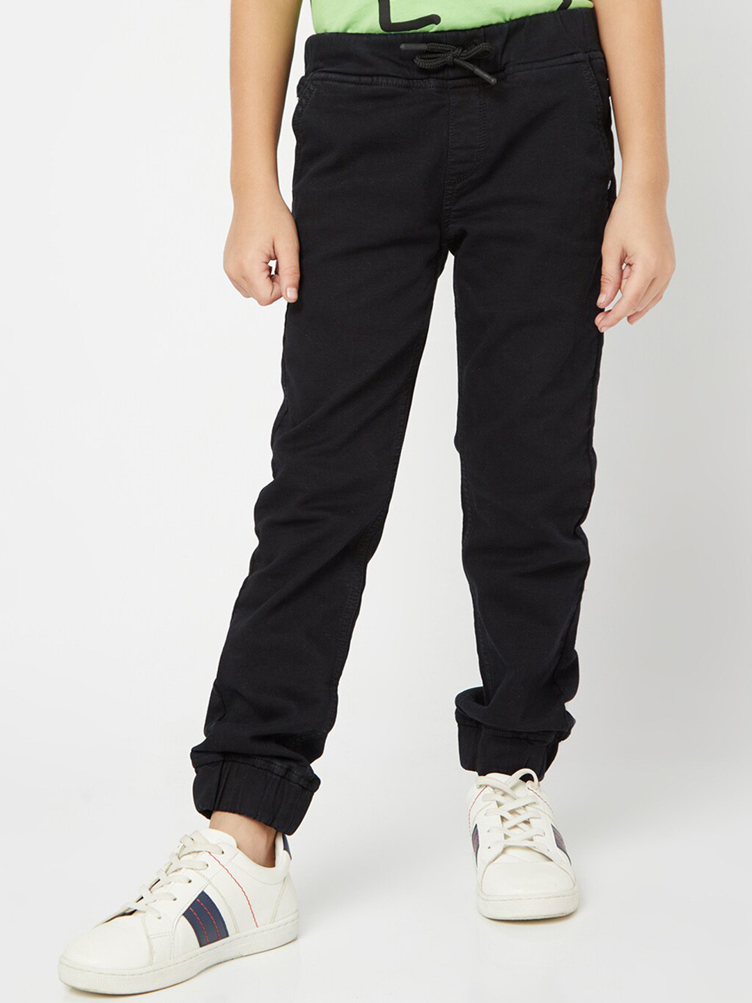 

GAS Boys Slim Fit Clean Look Stretchable Jeans, Black