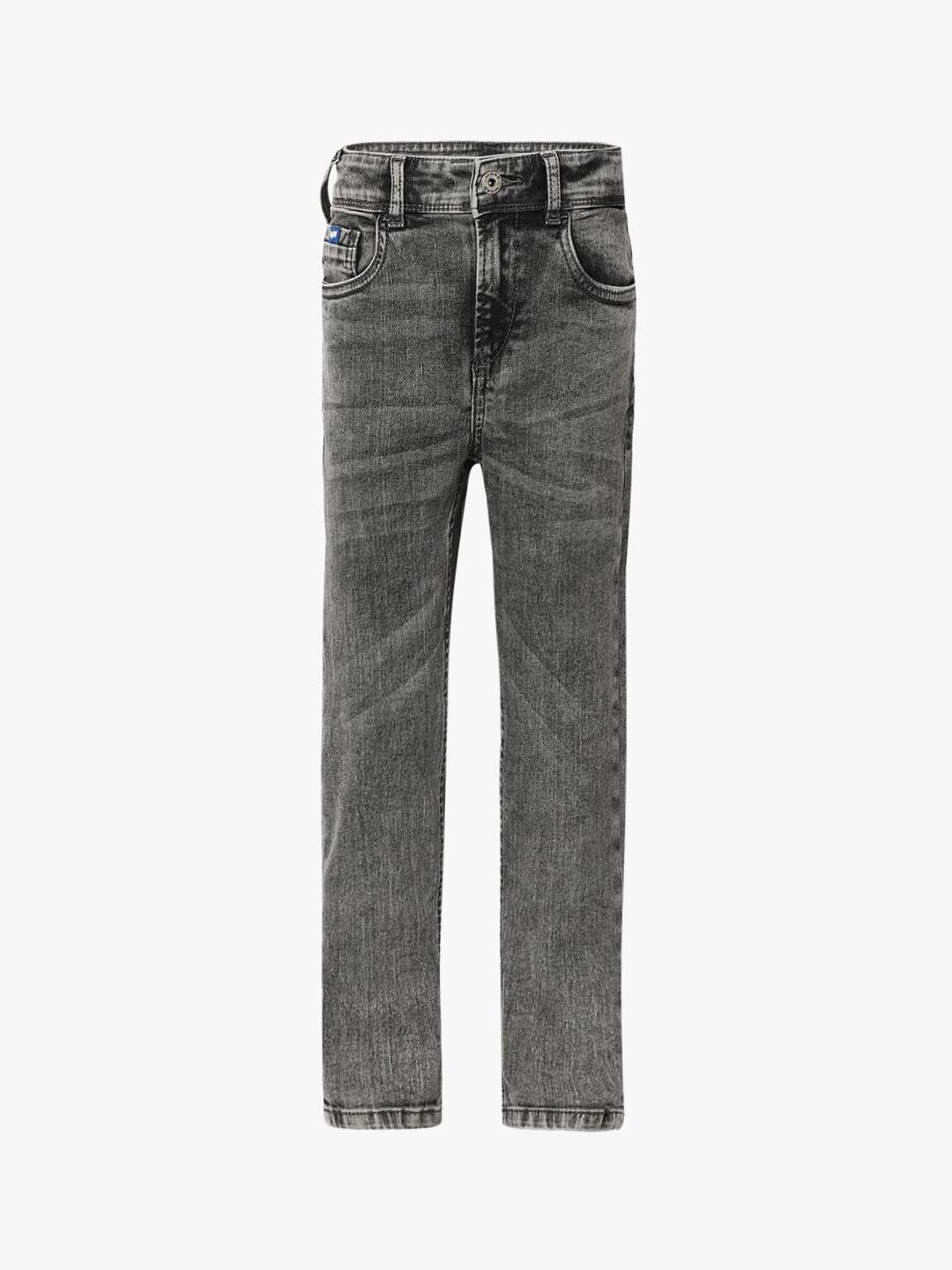 

GAS Boys Slim Fit Heavy Fade Stretchable Jeans, Grey